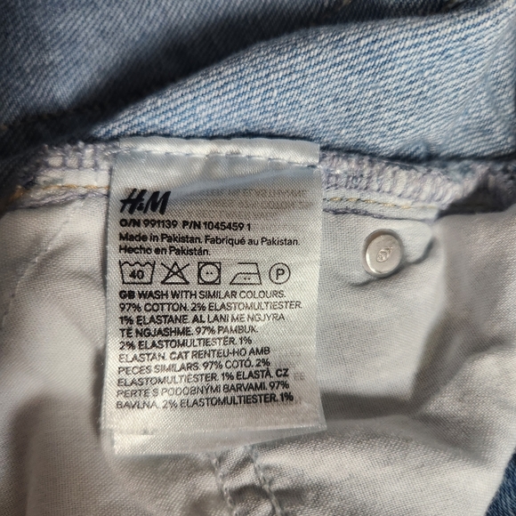 H&M Sky Blue Wide-Leg Jeans - Picture 5 of 10